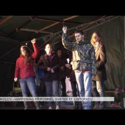 Sokolov: Happening připomněl svátek 17. listopadu (TV Západ)