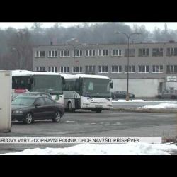 Karlovy Vary: Dopravní podnik chce 300 tisíc na zvýšené platy řidičů (TV Západ)