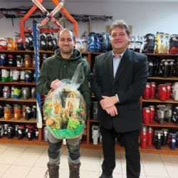 Aš: Jan Šnajdr pohotově uhasil hořící sukni účinkující na vánočních trzích