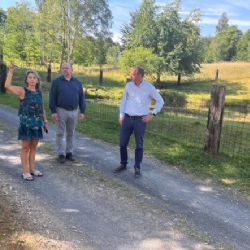 Cesty hejtmana krajem tentokrát zamířily do Šabiny a Libavského Údolí