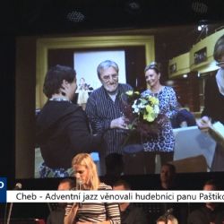 Cheb: Adventní jazz věnovali hudebníci panu Paštikovi (TV Západ)
