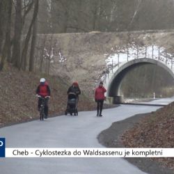Cheb: Cyklostezka do Waldsassenu je kompletní (TV Západ)
