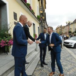 Cheb: Ministr vnitra Vít Rakušan navštívil město