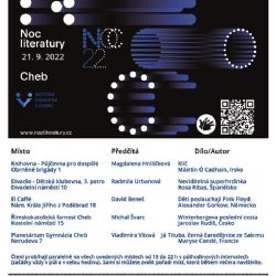 Cheb: Ve středu na Noc literatury