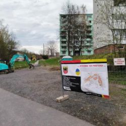 Cheb: Začala rekonstrukce další části Lesní ulice na Skalce