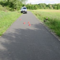 Cheb: Žena na bruslích se srazila s cyklistou