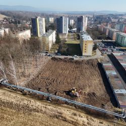 Chodov: Stavba parkoviště U Koupaliště je v plném proudu, nabídne 120 míst