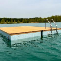 Chodov: Uprostřed Bílé vody je nový plovoucí ostrůvek