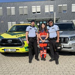 Jáchymov: Policisté zachránili život muži