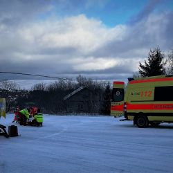 Klínovec: Zraněného německého teenagera transportoval vrtulník