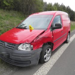 Královské Poříčí: Nehoda se obešla bez zranění