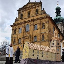 Model poutního kostela v Ambergu se přestěhuje do špýcharu v Chebu