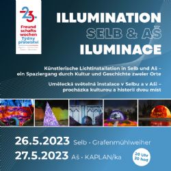 Region: Přeshraniční iluminace v Selbu a v Aši – to musí zažít všichni milovníci umění