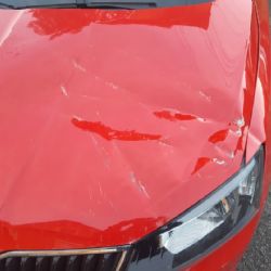 Region: Tyčí poničila zaparkované vozidlo