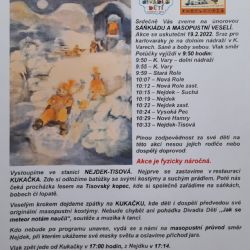 Sáňkiáda a masopustní veselí 2022