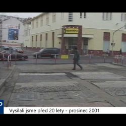 2001 – Cheb: Rekonstrukce pěší zóny by mohla začít příští rok (TV Západ)