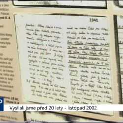 2002 – Cheb: Festival Devět bran představil židovskou kulturu (TV Západ)