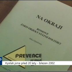 2002 – Cheb: Město chce jednat s Romy kvůli Karlovce (TV Západ)