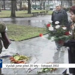 2002 – Cheb: Město si připomnělo Den válečných veteránů (TV Západ)