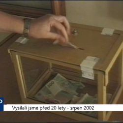 2002 – Cheb: Milion korun půjde na zaplavené Švihov a Protivín (TV Západ)