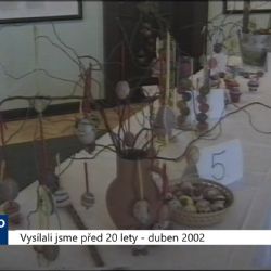 2002 – Cheb: Muzejní soutěž kraslic vyhráli osmáci z 2. ZŠ (TV Západ)
