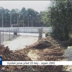 2002 – Cheb: První etapa zastřešení zimního stadionu byla zahájena (TV Západ)