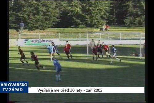obrázek:2002 – Cheb: Union porazil jen těsně Dolní Rychnov 2:1 (TV Západ)