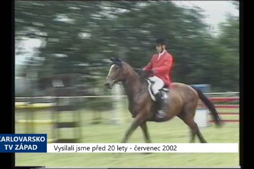 Foto: 2002 – Cheb: V hájenských jezdeckých závodech se domácí neztratili (TV Západ)