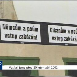 2002 – Cheb: Výstava Lidský příběh připomíná holokaust a odsun (TV Západ)