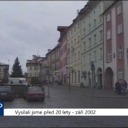 2002 – Cheb: Vznikl dlouhodobý plán regenerace centra města (TV Západ)