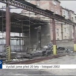 2002 – Cheb: Začala demolice areálu Technických služeb (TV Západ)
