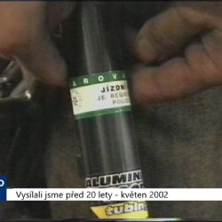 2002 – Cheb: Zájemci si mohou zaevidovat své kolo na Policii (TV Západ)