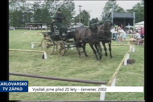 Foto: 2002 – Nebanice: Proběhl 10. ročník Světového poháru koňských spřežení (TV Západ)