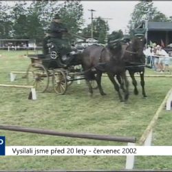 2002 – Nebanice: Proběhl 10. ročník Světového poháru koňských spřežení (TV Západ)