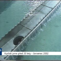2002 – Nebanice: Rekonstrukce úpravy vody vyšla na 134 milionů (TV Západ)