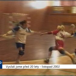 2002 – Skalná: Lubské házenkářky dorostenky nestačily na slávistky (TV Západ)
