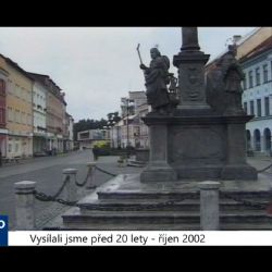 2002 – Sokolov: Bude u morového sloupu nový plot? (TV Západ)