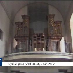 2002 – Sokolov: Oprava klášterního kostela by měla být hotová letos (TV Západ)
