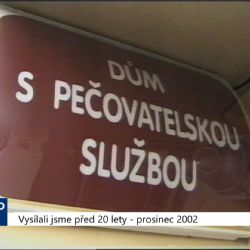 2002 – Sokolov: Pečovatelská služba přejde z Okresu na město (TV Západ)