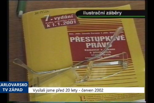 obrázek:2002 – Sokolov: Počet přestupků obrovsky narostl (TV Západ)