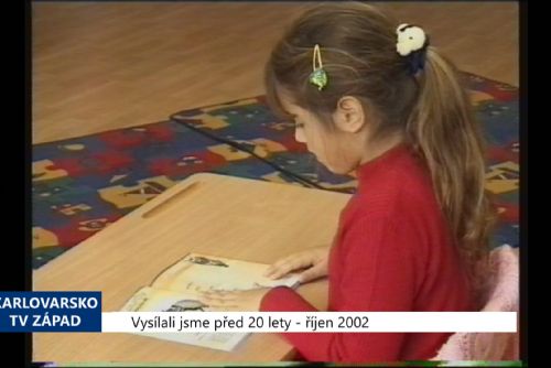 Foto: 2002 – Sokolov: Projekt Ajaxův zápisník se rozšířil do celé republiky (TV Západ)