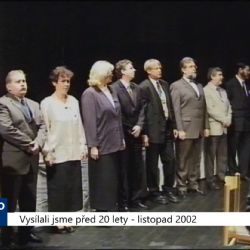 2002 – Sokolov: Vznikla nová široká koalice, má 21 z 27 hlasů (TV Západ)