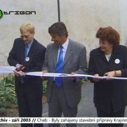 2003 – Cheb: Byly zahájeny stavební přípravy Krajinné výstavy (TV Západ)