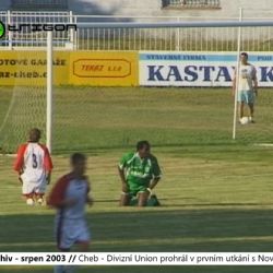 2003 – Cheb: Divizní Union prohrál v prvním utkání s Novým Borem 0:1 (TV Západ)