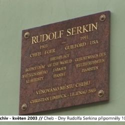 2003 – Cheb: Dny Rudolfa Serkina připomněly 100. výročí (TV Západ)