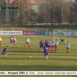 2003 – Cheb: Duel s Kadaní sledovala rekordní návštěva (TV Západ)