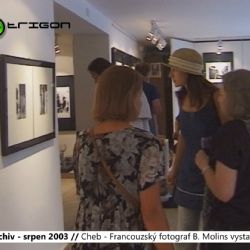2003 – Cheb: Francouzský fotograf B. Molins vystavuje v G4 (TV Západ)