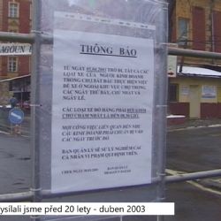 2003 – Cheb: Město chce přitvrdit proti trhovcům v Dragounu (TV Západ)