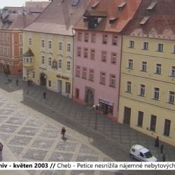 2003 – Cheb: Petice nesnížila nájemné nebytových prostor (TV Západ)