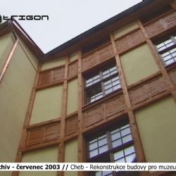2003 – Cheb: Rekonstrukce budovy pro muzeum finišuje (TV Západ)